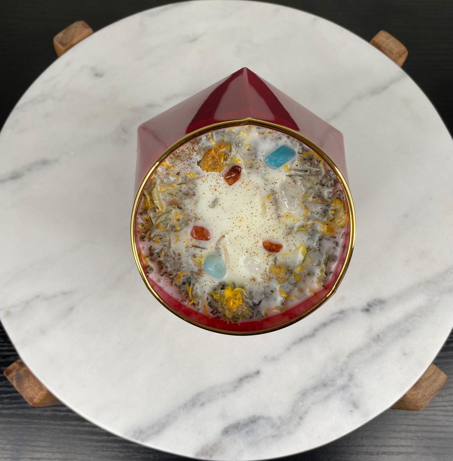 Shine Bright Double Wicked Intention Candle (Career & Business Success Candle)