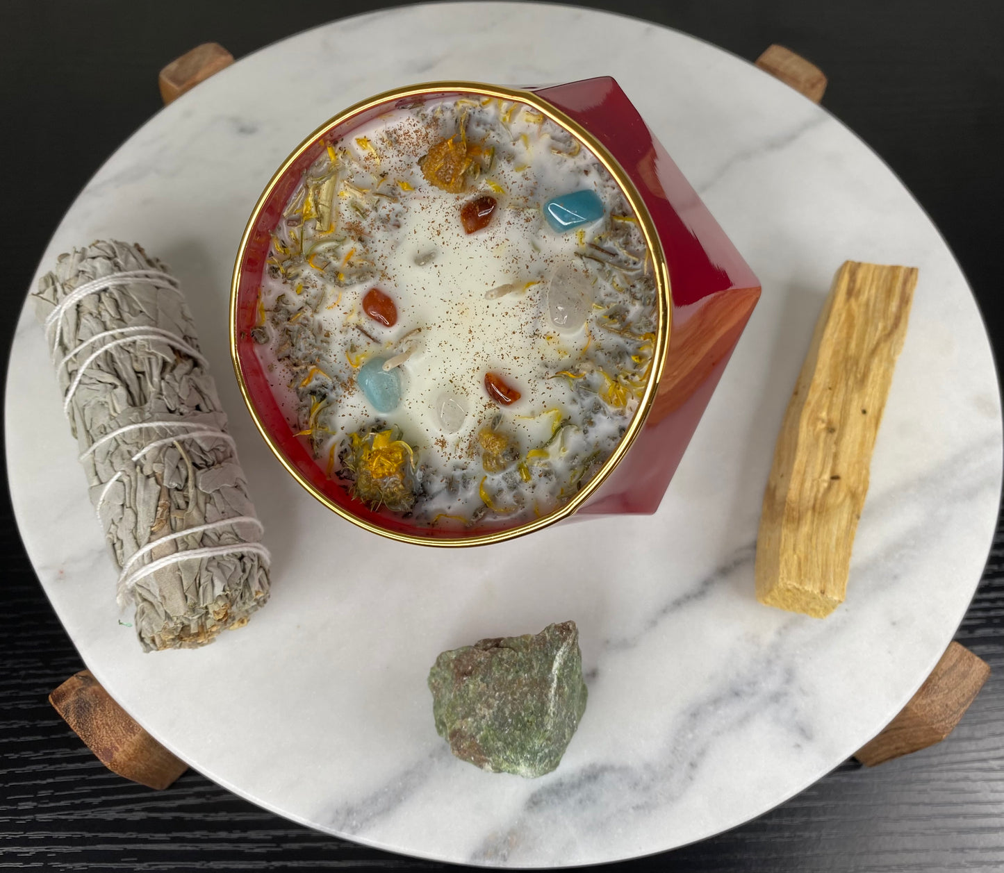 Shine Bright Double Wicked Intention Candle Bundle Set (Career & Business Success Candle Bundle Set)