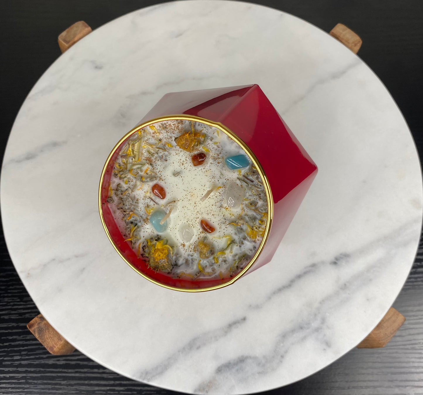 Shine Bright Double Wicked Intention Candle (Career & Business Success Candle)