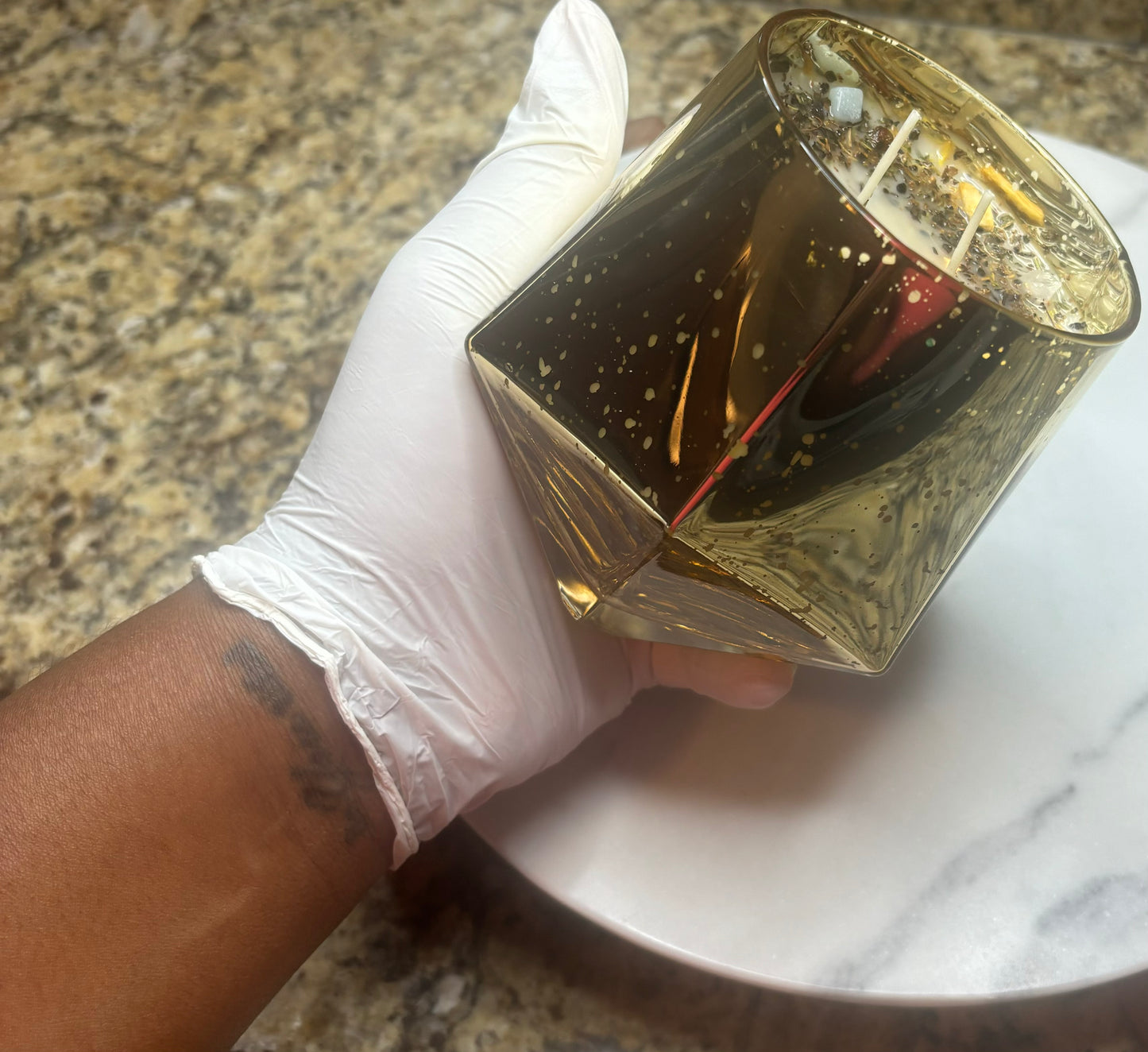 Delusional Manifestor Double Wicked Intention Candle Bundle Set (Wealth & Good Fortune Candle Bundle Set)