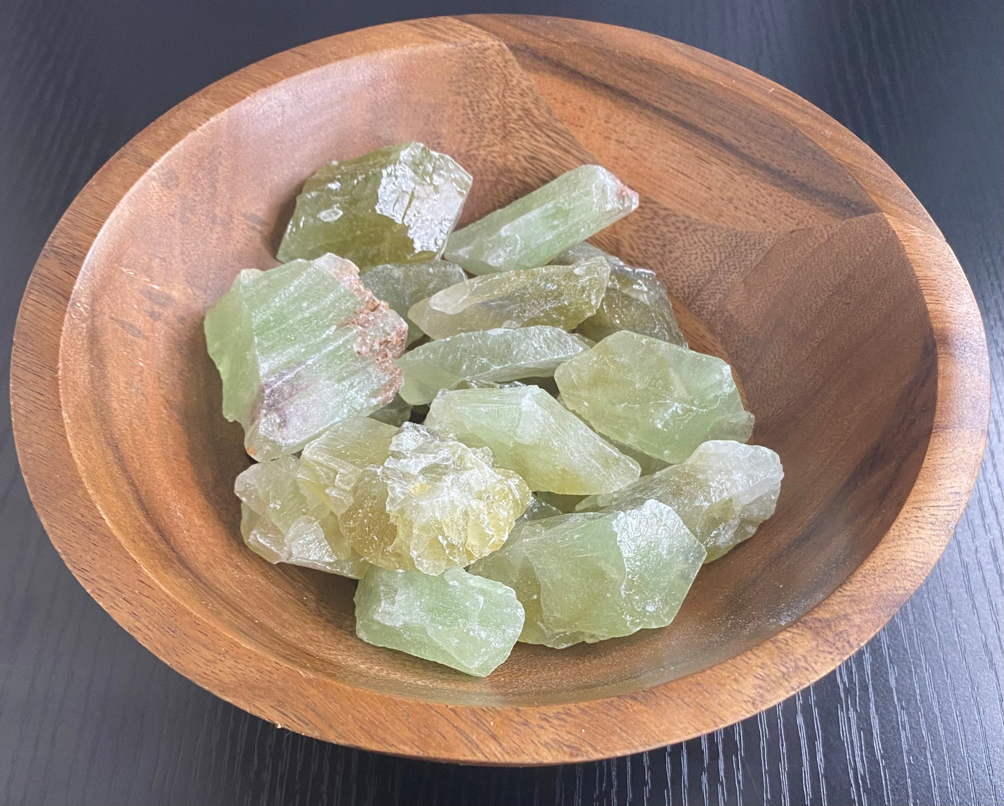 Green Calcite Raw Crystal (Medium)