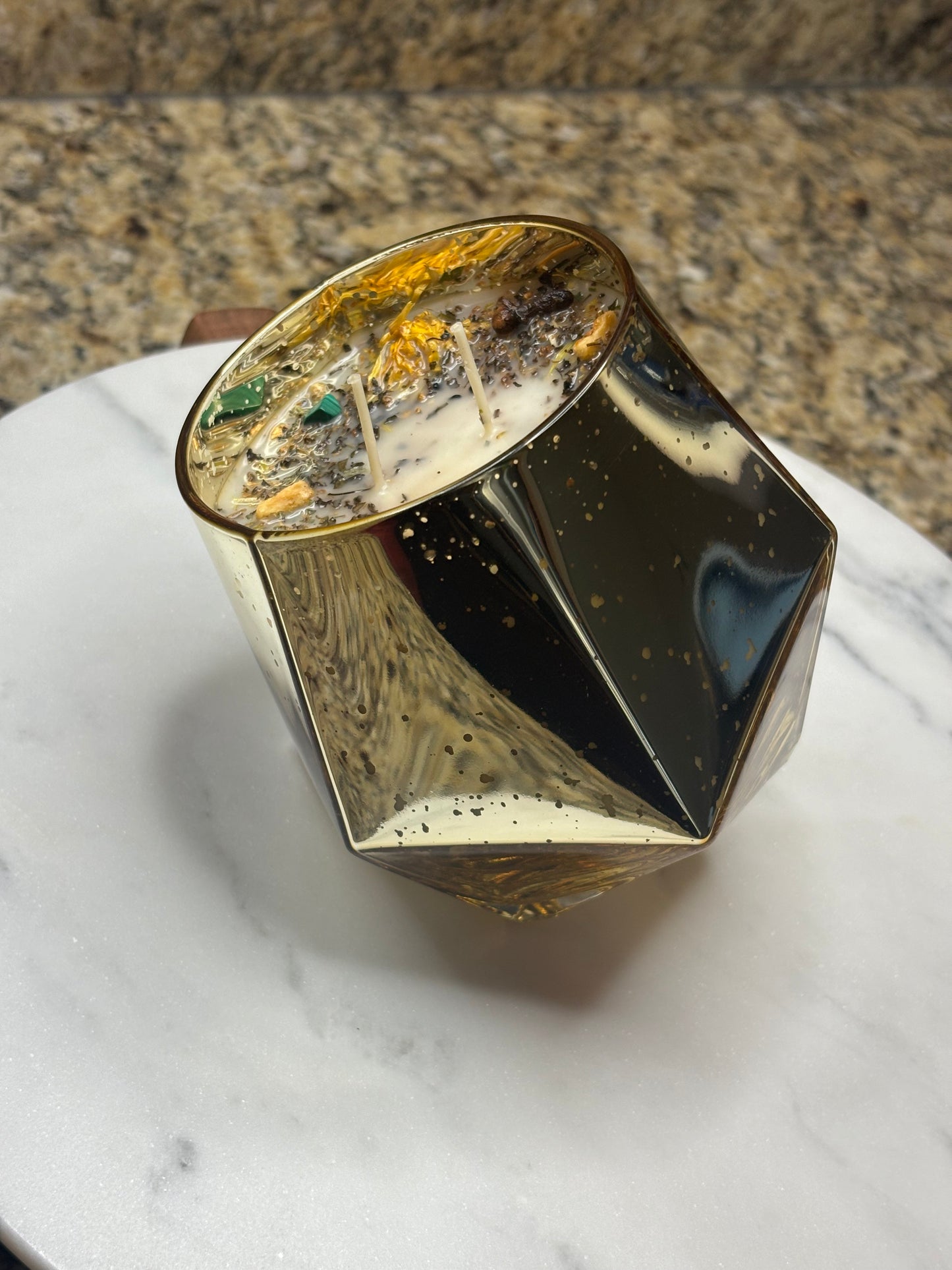 Delusional Manifestor Double Wicked Intention Candle Bundle Set (Wealth & Good Fortune Candle Bundle Set)