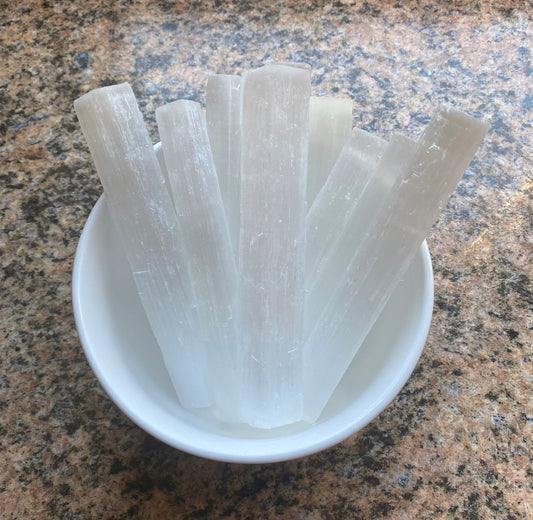 Raw Selenite Wand (Medium)